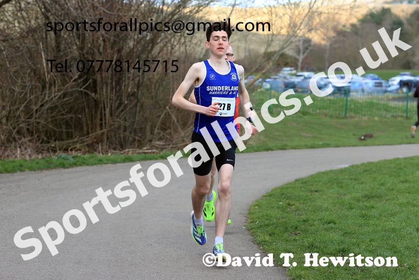 Senior Mens 2026 NECAA Royal Signals Road Relays, Hetton Lyons Country Park, Hetton le Hole. Photo: David T. Hewitson/Sports for All Pics
